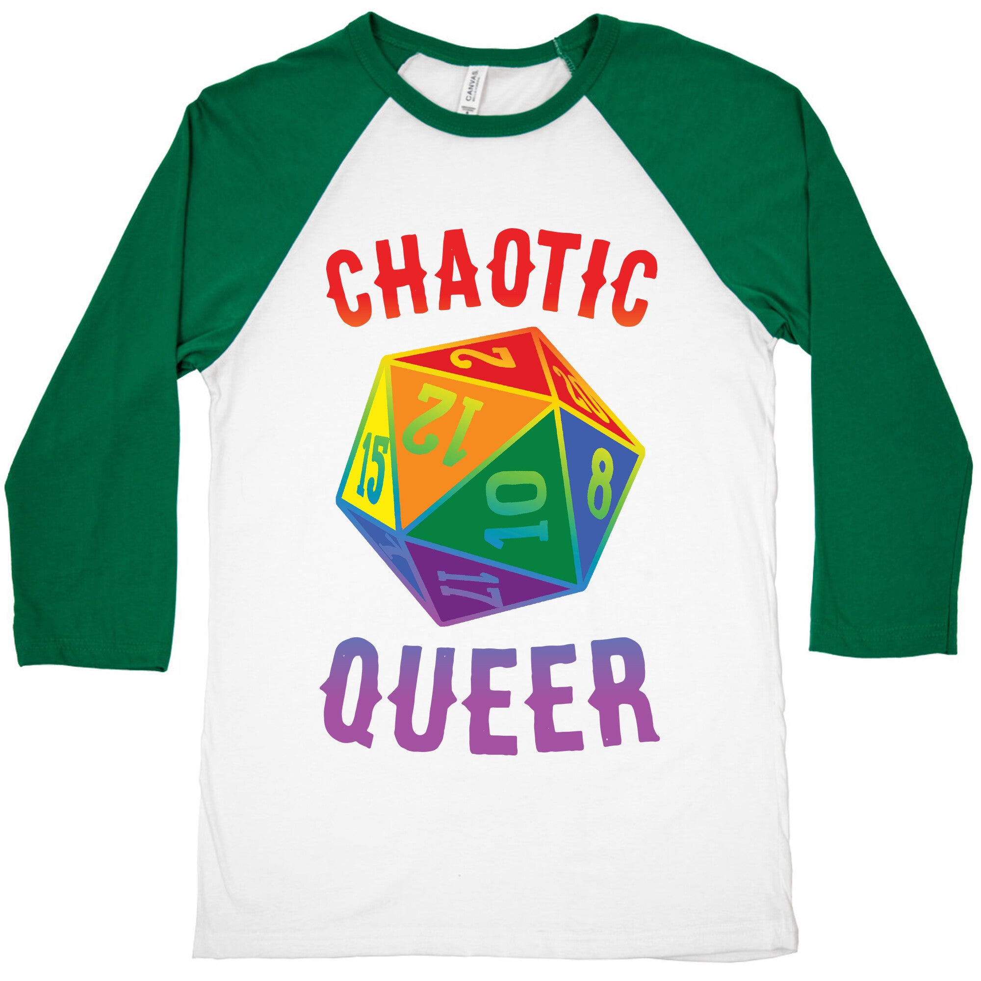 Chaotic Queer Baseball Tee